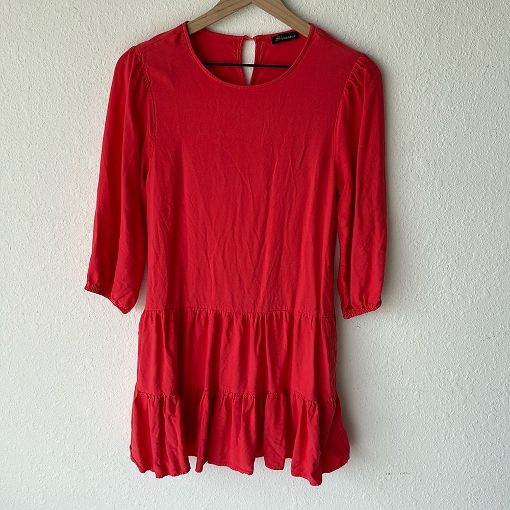 Shinestar Red/Pink Dress size small